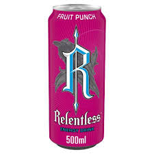 Relentless Fruit Punch Energy Drink